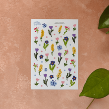 Carica l'immagine nel visualizzatore di Gallery, Pikku Paperi Tarra-arkki - Kedon kukkasia Paperinoita