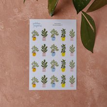 Lataa kuva Galleria-katseluun, Pikku Paperi Tarra-arkki - Plant Babies