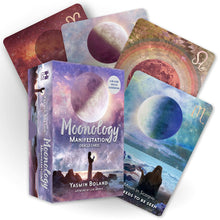 Ladda upp bild till gallerivisning, Moonology Manifestation Oracle - Korttipakka - Astrologia, Awakening, Hay House, Hengellisyys, Henkinen voima, Korttipakat, Korttipakka, Kuu, Kuun voima, Löydä itsesi, Moonology, Mystisyys, Noita, Noituus, Oraakkeli kortit, Tarot, Tarot-kortit, Yasmin Boland - Paperinoita