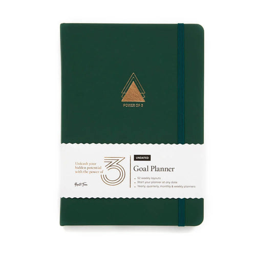 Planneri A5 Yop & Tom - Power of 3 Green Paperinoita