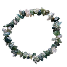 Carica l'immagine nel visualizzatore di Gallery, Moss Agate Chip Bracelet Vives de la Cortada S.L

