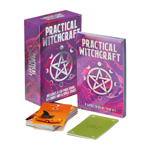 Practical Witchcraft Book & Card Deck Paperinoita