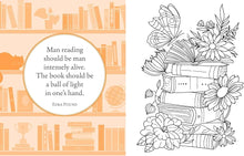 Ladda upp bild till gallerivisning, The Book Lover's Colouring Book - Värityskirja Paperinoita
