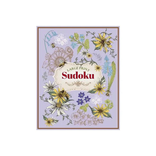 Large Print Sudoku - Tehtäväkirja Paperinoita