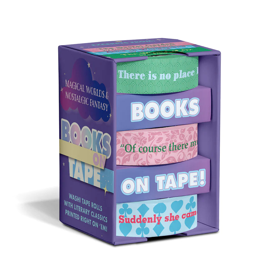 Magical Worlds & Nostalgic Fantasy Books on Tape - Washi tape
