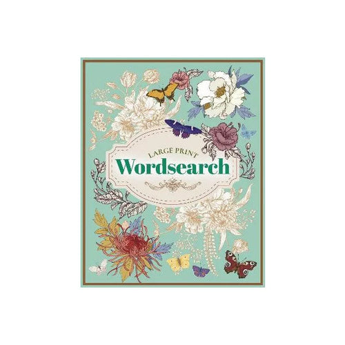 Large Print Wordsearch - Tehtäväkirja Paperinoita