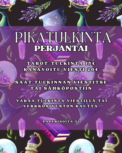 Pikatulkinta Perjantai Paperinoita