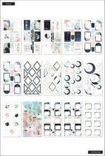 Lataa kuva Galleria-katseluun, Happy Planner Tarrakirja - Classic Value Pack Stickers - Cosmic Watercolor Paperinoita

