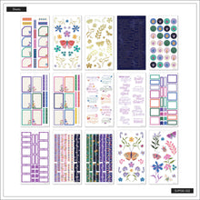 Carica l&#39;immagine nel visualizzatore di Gallery, Happy Planner Tarrakirja - Classic Value Pack Stickers - Midnight Botanical

