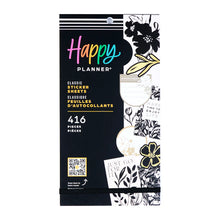 Charger l&#39;image dans la galerie, Happy Planner Tarrakirja - Classic Value Pack Stickers - Sketchy Florals
