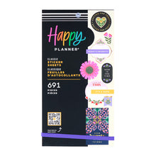 Charger l&#39;image dans la galerie, Happy Planner Tarrakirja - Classic Value Pack Stickers - Folk &amp; Flora
