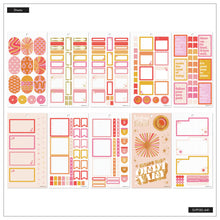 Lataa kuva Galleria-katseluun, Happy Planner Tarrakirja - Classic Value Pack Stickers - Retro Sunset
