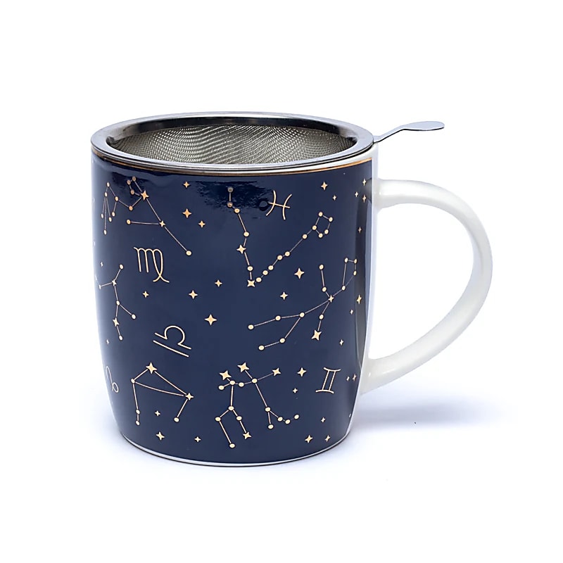 Tea Infuser Mug Star Signs - Muki