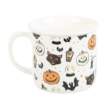 Charger l&#39;image dans la galerie, Spooky Cat and Pumpkin Print - Muki
