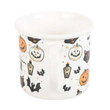 Charger l&#39;image dans la galerie, Spooky Cat and Pumpkin Print - Muki
