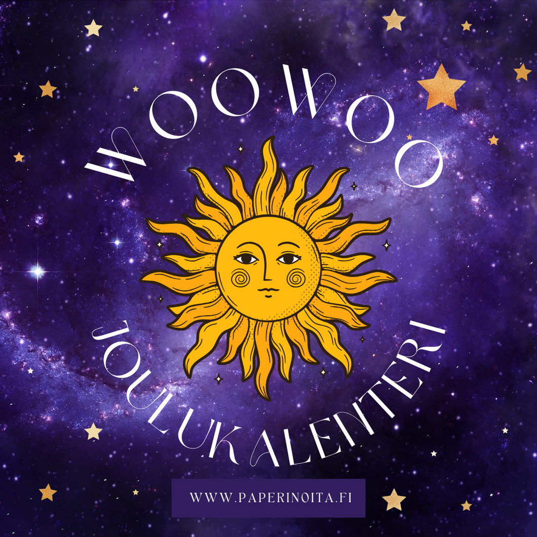 Woowoo Joulukalenteri 2025 Paperinoita