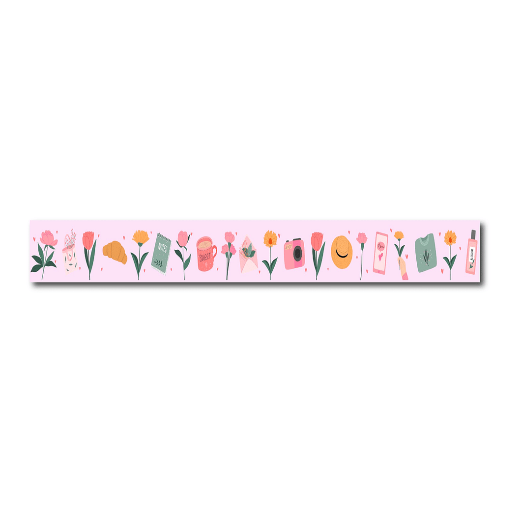 Only Happy Things - Washiteippi - Pink Spring - Kesäpuuhaa, Only Happy Things, washi, washi tape, Washitape, washiteipit, Washiteippi - Paperinoita