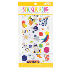 Ladda upp bild till gallerivisning, Sticko - Space - Sticker Book - Tarrat - American Crafts, Journal Studio, Journaling, Moon, Space, Sun, Tarrakirja, Tarrat, Traveler&#39;s Notebook - Paperinoita
