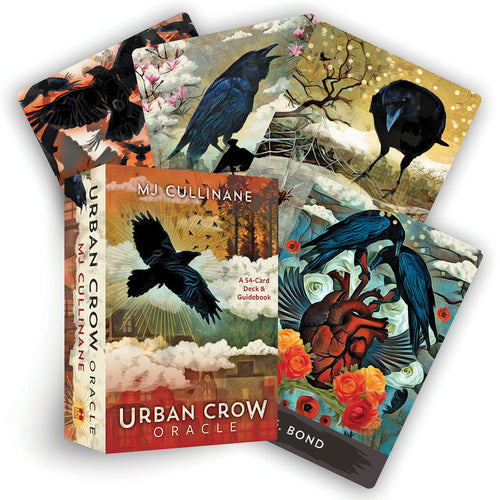 Urban Crow Oracle - Korttipakka - Hengellisyys, Henkinen voima, Korttipakat, Korttipakka, Löydä itsesi, Mystisyys, Noita, Noituus, Oraakkeli, Oraakkeli kortit, Oraakkelikortit - Paperinoita