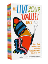 Load image into Gallery viewer, The Live Your Values Deck - Korttipakka - Hengellisyys, Henkinen kasvu, Journaling, Katie Daisy, Korttipakat, Korttipakka, Kukkaset, Luonto, Löydä itsesi, Oraakkelikortit - Paperinoita
