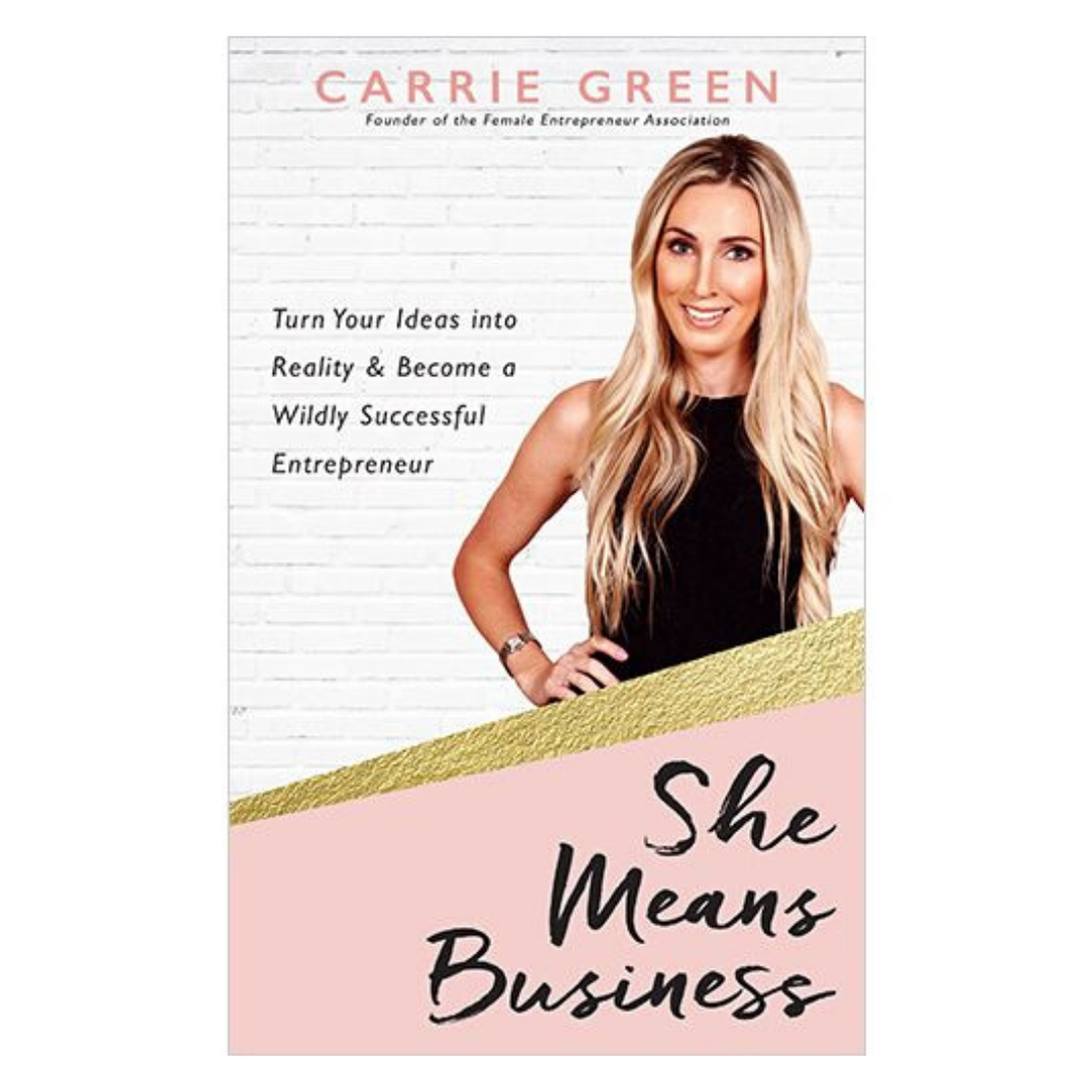 She Means Business - Kirja - Carrie Green, Kirja, Kirjat, She means business, Yrittäjä - Paperinoita